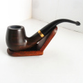 Wooden Tobacco Pipe Durable Black Hot Selling Smoking Pipe